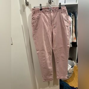 Paige denim pink stretch pants